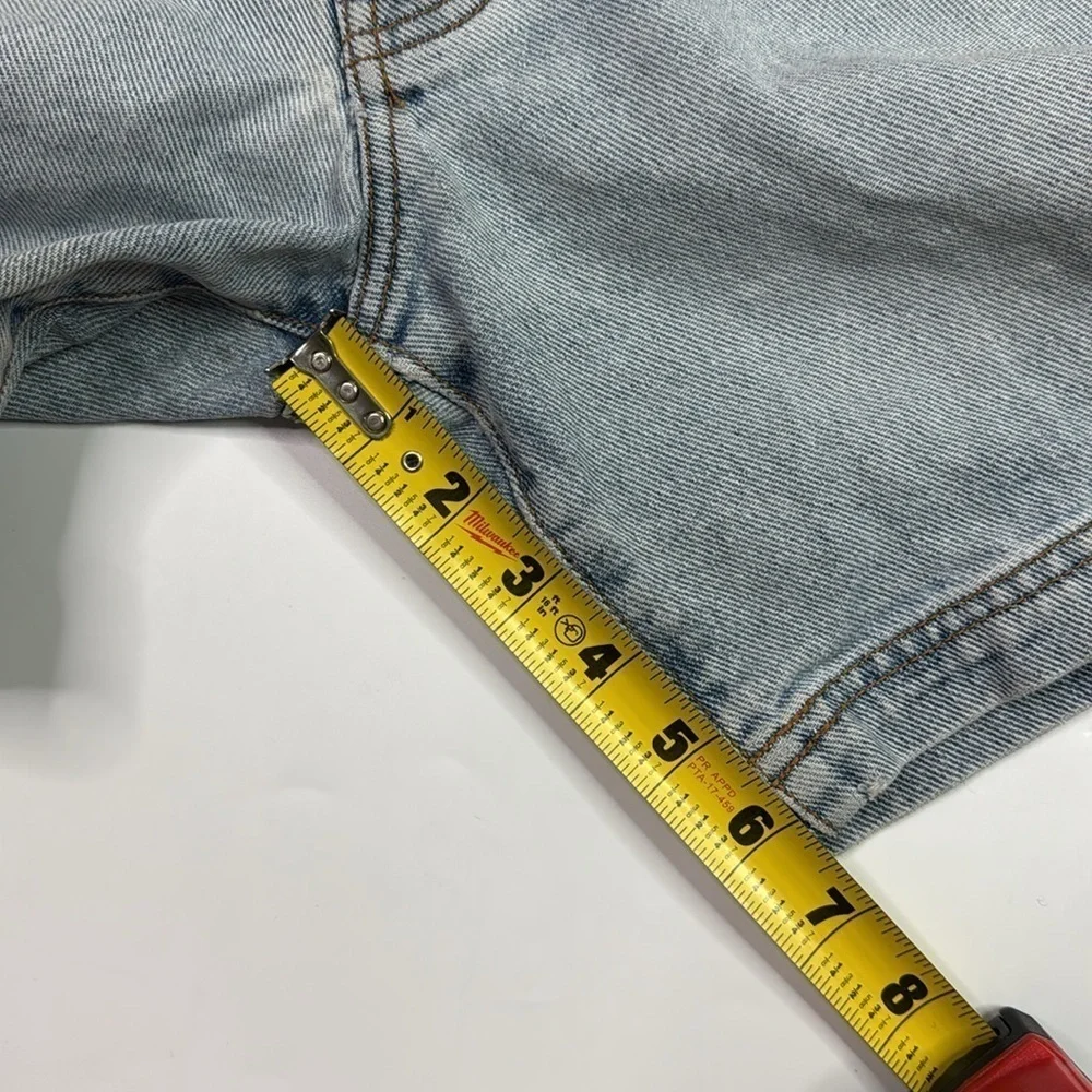 Calvin Klein Denim Button Fly Shorts Size 7